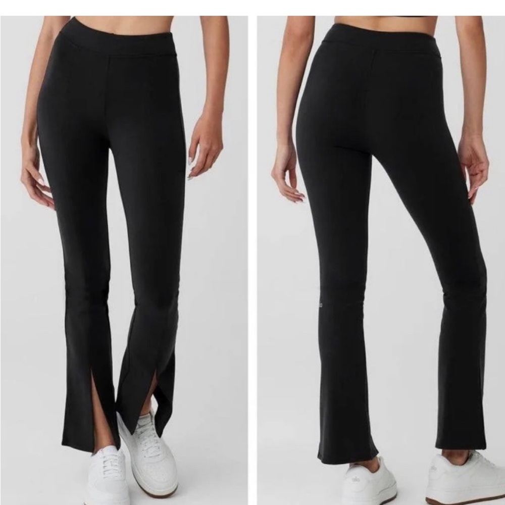 Alo front split pants M